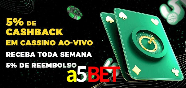 Promoções do cassino ao Vivo a5bet